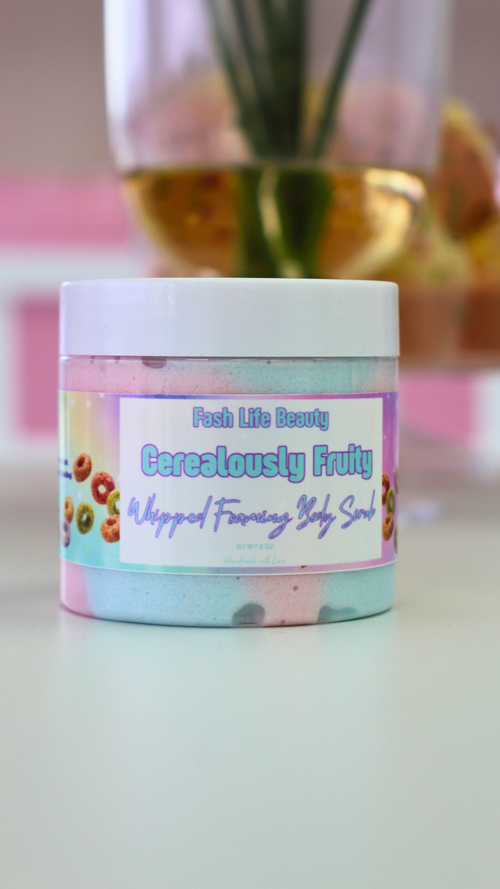 Cerealously Fruity foaming Sugar Scrub